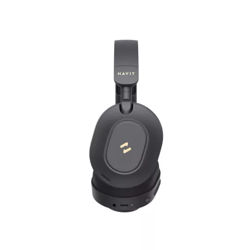 Havit H668BT (Black) Fejhallgató Vezetékes és vezeték nélküli Fejpánt Zene/általános USB C-típus Bluetooth Fekete