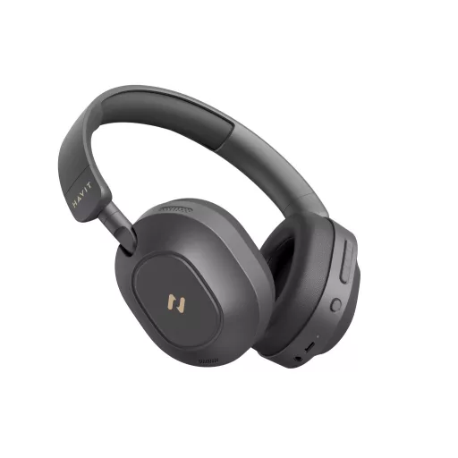 Havit H668BT (Black) Fejhallgató Vezetékes és vezeték nélküli Fejpánt Zene/általános USB C-típus Bluetooth Fekete
