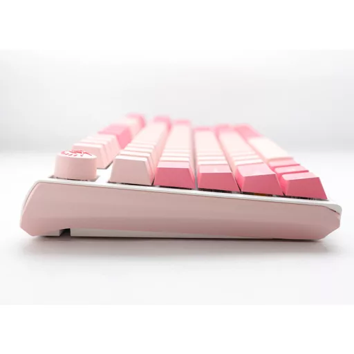 Ducky One 3 TKL Gossamer Pink billentyűzet Játék USB Amerikai angol Rózsaszín, Fehér