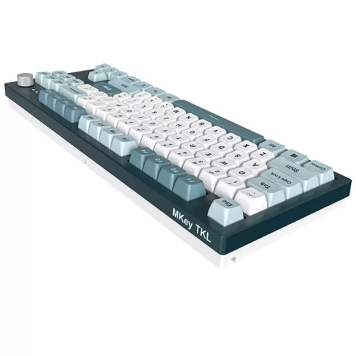 Montech MKey TKL billentyűzet Játék USB Sötétszürke, Világoskék, Fehér