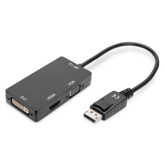   Digitus AK-340418-002-S video átalakító kábel 0,2 M DisplayPort DVI-D Fekete