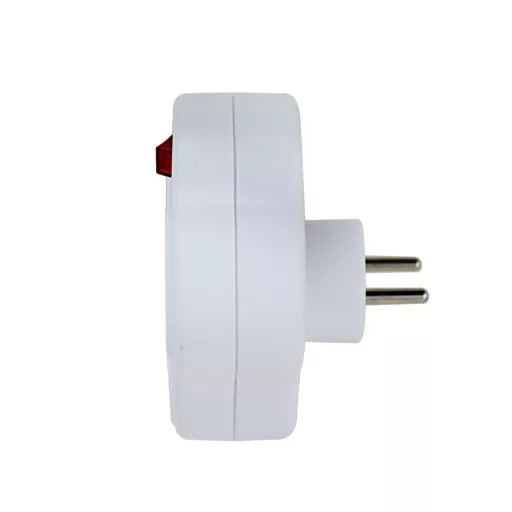 Esperanza ELK311W Electrical splitter 2 GN. USB-C USB-A ON. White
