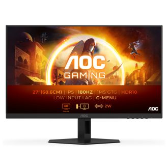  AOC 27G4XE 68,6 cm (27") 1920 x 1080 pixelek Full HD LCD Fekete, Szürke