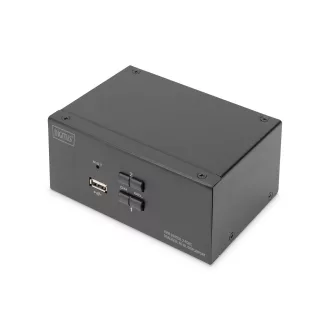 Digitus DS-12862 KVM kapcsoló Fekete