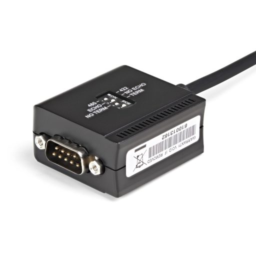StarTech.com ICUSB422 csatlakozó átlakító DB9 M USB-A FM Fekete