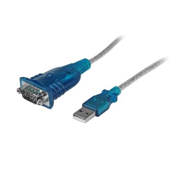   StarTech.com ICUSB232V2 soros kábel Szürke 0,43 M USB 2.0 Type-A DB-9