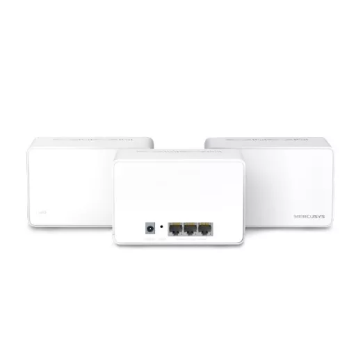 Mercusys Halo H80X (3-pack) Kétsávos (2,4 GHz / 5 GHz) Wi-Fi 6 (802.11ax) Fehér Belső