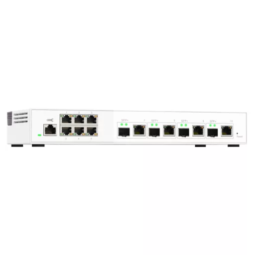 QNAP QSW-M2106-4C hálózati kapcsoló Vezérelt L2 2.5G Ethernet (100/1000/2500) Fehér