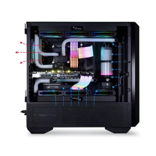 Lian Li Lancool III Midi Tower Fekete, Átlátszó