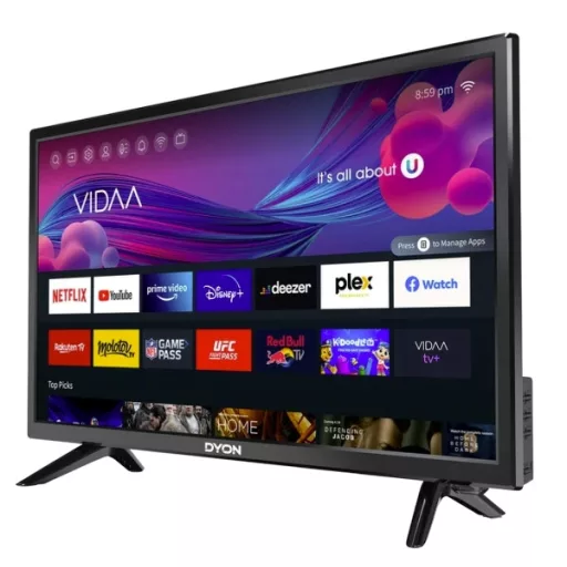 Dyon 24 VX 61 cm (24") HD Smart TV Wi-Fi Fekete 180 cd/m²