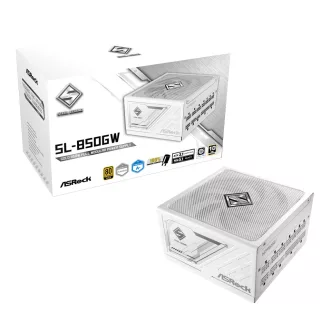 Asrock SL-850GW Steel Legend 850 W 20+4 pin ATX ATX Fehér