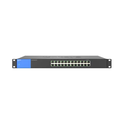 Linksys LGS124 Beállítást nem igénylő (unmanaged) L2 Gigabit Ethernet (10/100/1000) 1U Fekete