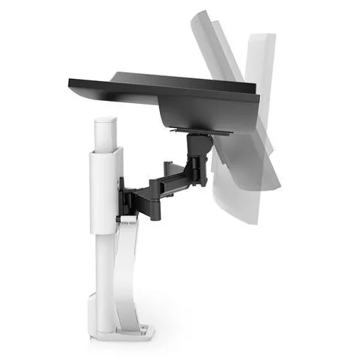 Ergotron TRACE 45-630-216 asztali TV konzol 96,5 cm (38") Fehér