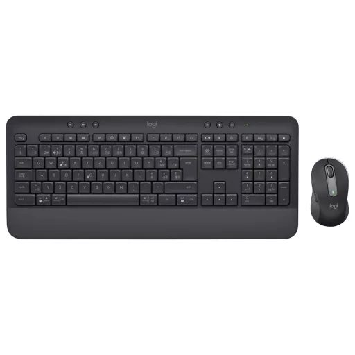 Logitech 920-010993 billentyűzet Egér mellékelve Irodai Bluetooth QWERTZ Svájc Grafit