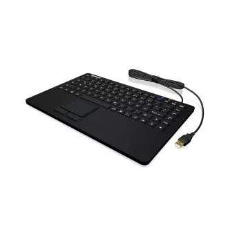   KeySonic KSK-5230 IN (US) billentyűzet Irodai USB QWERTY Amerikai angol Fekete