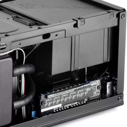 Silverstone SG13 Mini Tower Fekete
