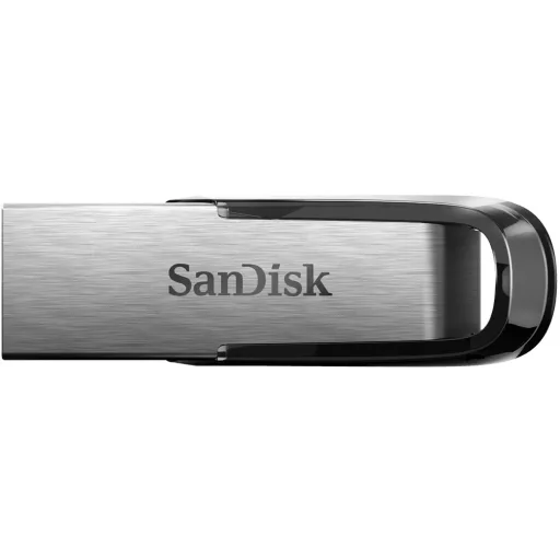 SanDisk Ultra Flair USB flash meghajtó 32 GB USB A típus 3.2 Gen 1 (3.1 Gen 1) Fekete, Rozsdamentes acél