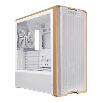 Lian Li Lancool LAN217W Midi Tower Fehér, Fa