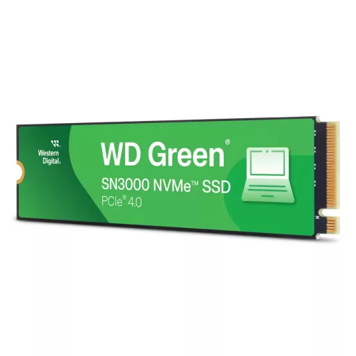 SanDisk Green WD SN3000 NVMe 500 GB M.2 PCI Express 4.0 QLC 3D NAND