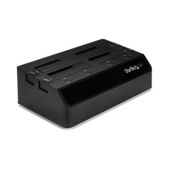   StarTech.com SDOCK4U33 dokkoló állomás tárolóegységhez USB 3.2 Gen 1 (3.1 Gen 1) Type-B Fekete
