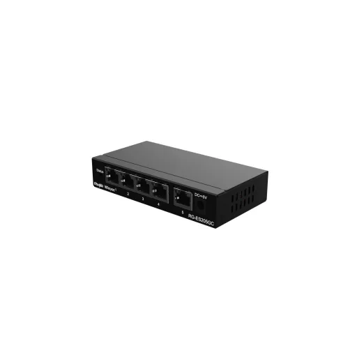 Ruijie Networks RG-ES205GC hálózati kapcsoló Vezérelt L2 Gigabit Ethernet (10/100/1000) Fekete