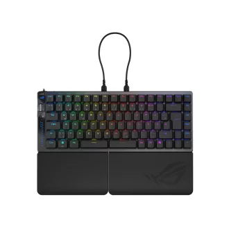   ASUS ROG Falcata billentyűzet Játék USB + RF Wireless + Bluetooth QWERTZ Német Fekete