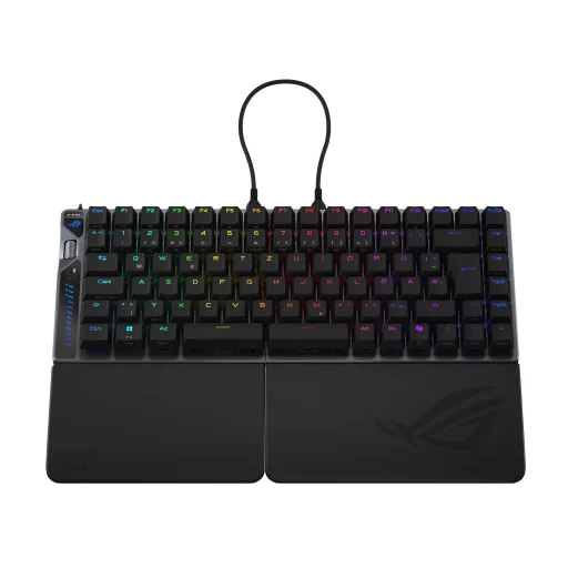 ASUS ROG Falcata billentyűzet Játék USB + RF Wireless + Bluetooth QWERTZ Német Fekete