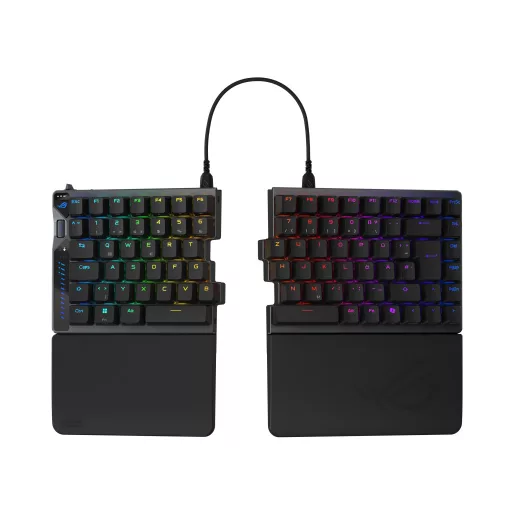 ASUS ROG Falcata billentyűzet Játék USB + RF Wireless + Bluetooth QWERTZ Német Fekete