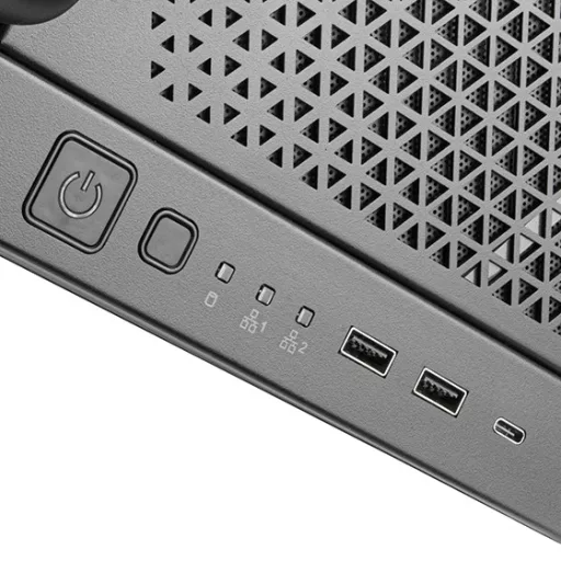 Silverstone RM51 Rack Fekete