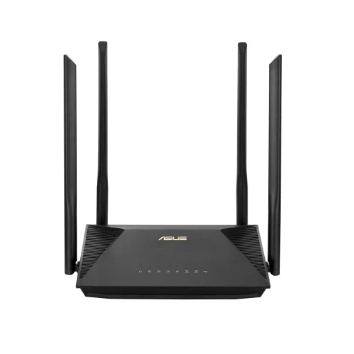 ASUS RT-AX53U vezetéknélküli router Gigabit Ethernet Kétsávos (2,4 GHz / 5 GHz) Fekete