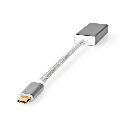 Nedis CCTB64450AL02 video átalakító kábel 0,2 M USB C-típus DisplayPort Ezüst