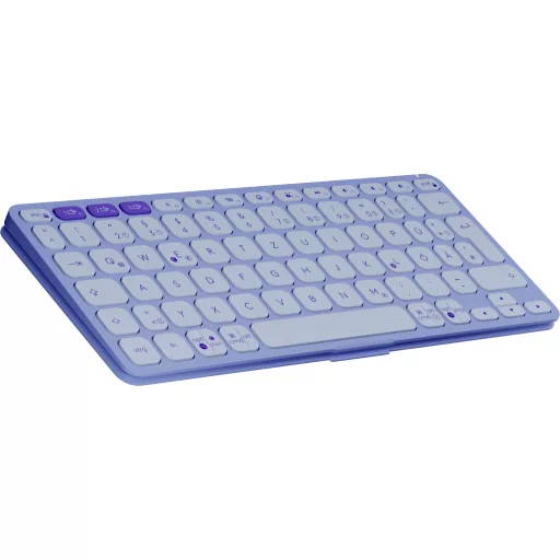 Logitech 920-012966 billentyűzet mobil eszközhöz QWERTZ Német Bluetooth Halványlila