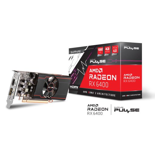 Sapphire PULSE 11315-01-20G AMD Radeon RX 6400 4 GB GDDR6