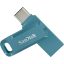 SanDisk Ultra Dual Drive Go USB 64GB USB flash meghajtó USB Type-A / USB Type-C 3.2 Gen 1 (3.1 Gen 1) Kék