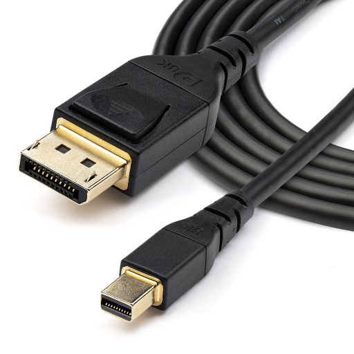 StarTech.com DP14MDPMM2MB DisplayPort kábel 2 M Mini DisplayPort Fekete