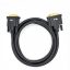 DVI cable M 24 + 1 1.8 m. Black, gold plated