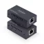 StarTech.com 4K50IC-EXTEND-HDMI audió/videó jeltovábbító AV adó- és vevőegység Fekete