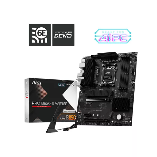 MSI PRO B850-S WIFI6E AMD B850 Socket AM5 ATX