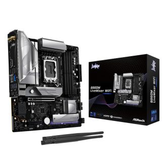   Asrock B860M LiveMixer WiFi Intel B860 LGA 1851 (Socket V1) Micro ATX