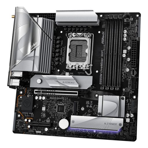 Asrock B860M LiveMixer WiFi Intel B860 LGA 1851 (Socket V1) Micro ATX