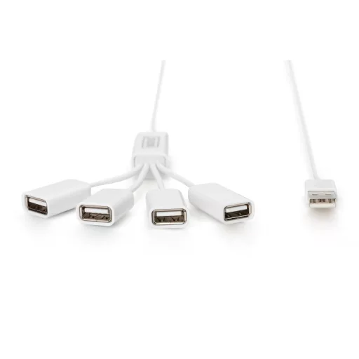 Digitus DA-70216 hálózati csatlakozó 480 Mbit/s Fehér