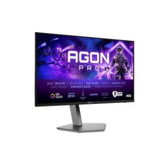   AOC AGON PRO AG326UD 80 cm (31.5") 3840 x 2160 pixelek 4K Ultra HD QD-OLED Fekete