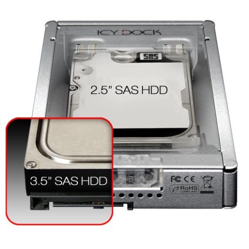 Icy Dock MB982IP-1S-1 dokkoló állomás tárolóegységhez Ezüst