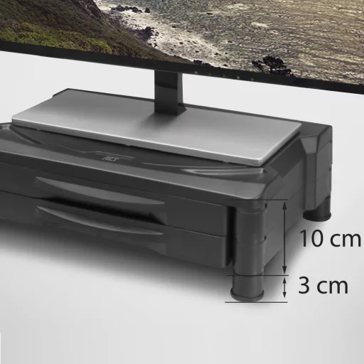 ACT AC8215 asztali TV konzol 81,3 cm (32") Fekete
