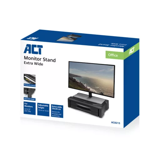 ACT AC8215 asztali TV konzol 81,3 cm (32") Fekete