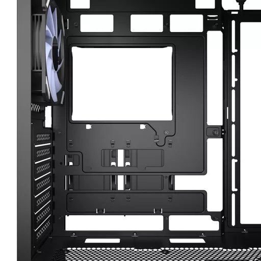Sharkoon AK4W RGB Strip Midi Tower Fekete