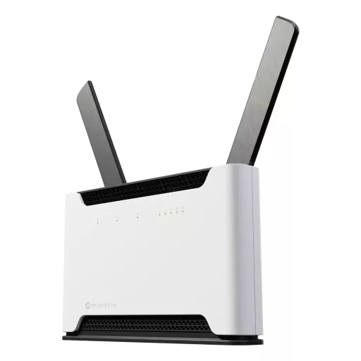 Mikrotik Chateau LTE7 ax vezetéknélküli router Gigabit Ethernet Kétsávos (2,4 GHz / 5 GHz) 4G Fekete, Fehér