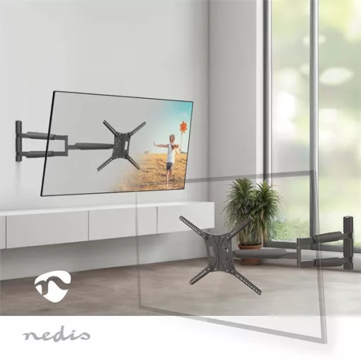 Nedis TVWM1790BK TV tartókeret 2,18 M (86") Fekete