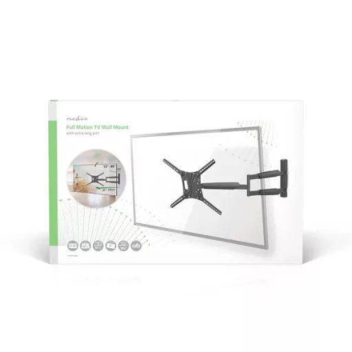 Nedis TVWM1790BK TV tartókeret 2,18 M (86") Fekete