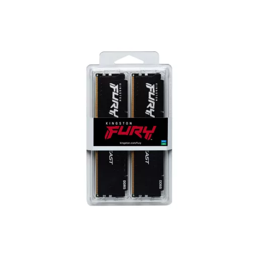 Kingston Technology FURY Beast 128 GB 2 x 64 GB DDR5 5600 MT/másodperc 288-pin DIMM